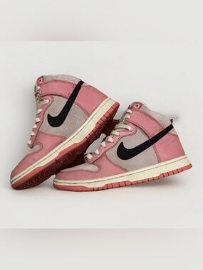 Nike Dunk High “Hoops Pack” Women’s Size 8.5 (DX3359-600) Valentines Rose Pink